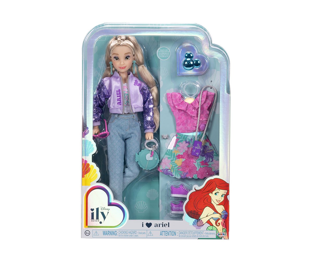 Jakks Pacific - Дисни Принцеси - Кукла с модни дрехи, вдъхновено от Ариел