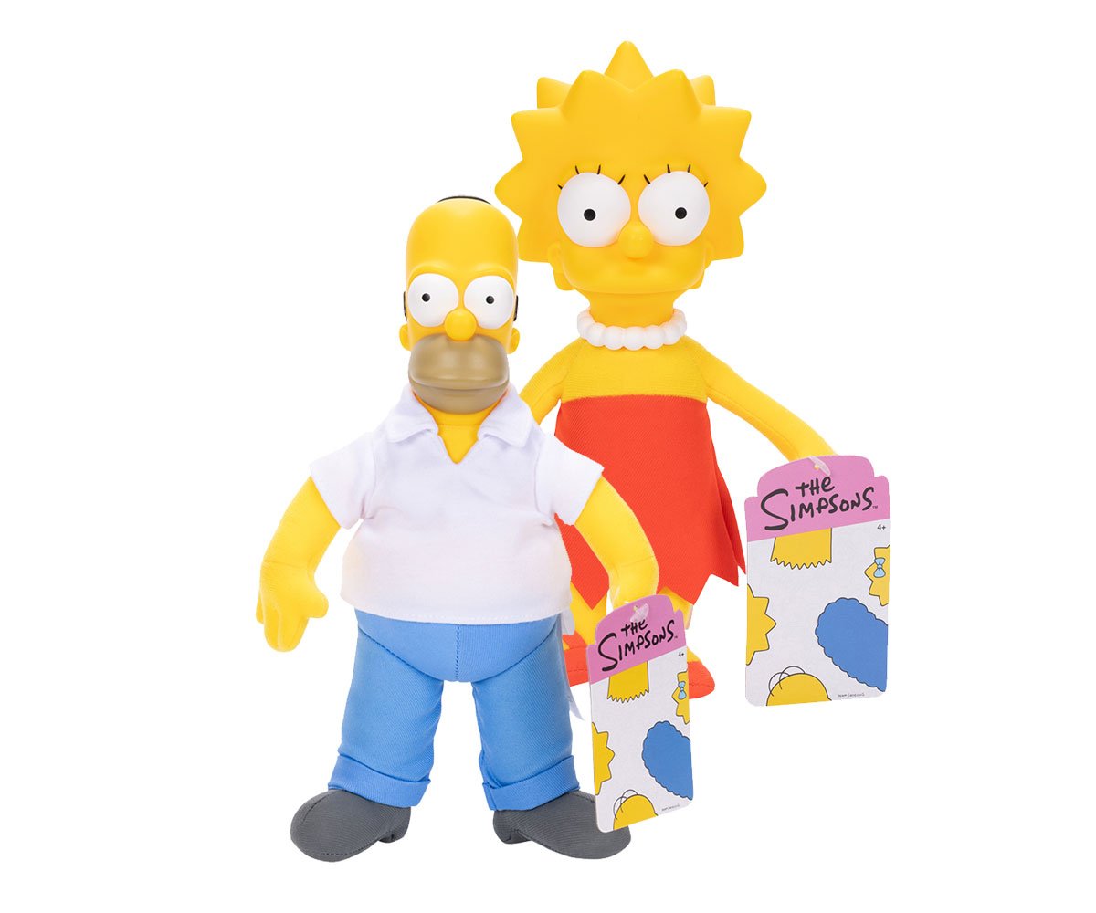 Jakks Pacific - Семейство Симпсън - Плюшени играчки, асортимент