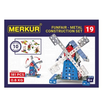 Метален конструктор, Вятърна мелница, 10 в 1, 181 части