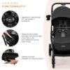 Kinderkraft YOXI бебешка количка 3в1 MOONLIGHT GREY
