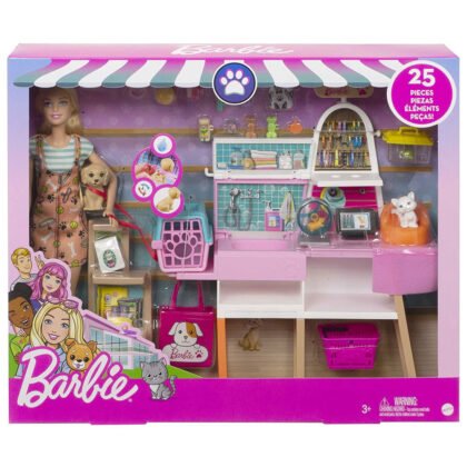 Barbie - Игрален комплект магазин за домашни любимци