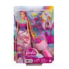 Barbie - комплект кукла Барби с машинка за плитки и аксесоари за прически