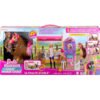 Barbie - комплект кукла с кон и конюшня