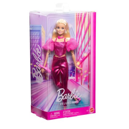 Barbie - Луксозна мода, кукла с бляскав розов топ и панталон