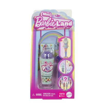 Mini Barbie Land - кукла изненада с чаша и разкриване, 3.8 см., асортимент
