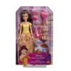Disney Princess – кукла Бел с дом. любимец с промяна на цвета
