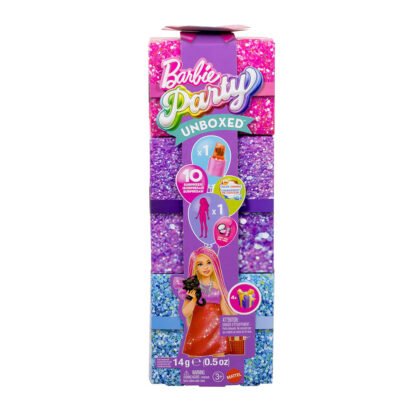 Barbie - Color reveal Парти, кукла Барби в затворена опаковка, червена