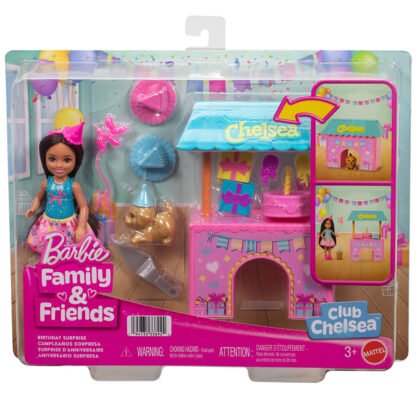 Barbie - комплект парти за рожден ден с кукла Челси