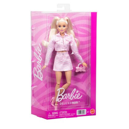 Barbie - кукла Барби Луксозен стил, с розово дънково яке