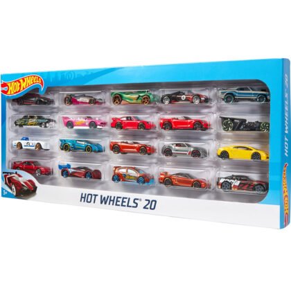 Hot Wheels - Комплект 20 бр. метални колички 1:64, асортимент
