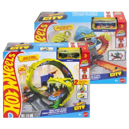 Hot Wheels - Комплект Вражеска атака на чудовища, асортимент