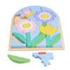 Fisher Price - Дървени играчки, пъзел с цветя