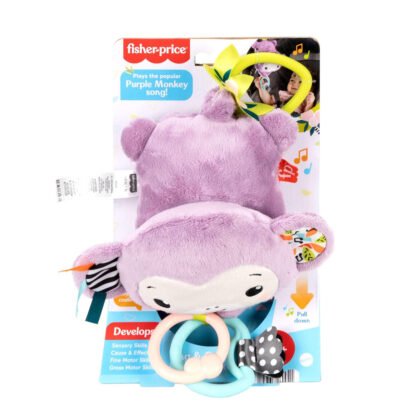 Fisher Price - музикална играчка за количка маймунка