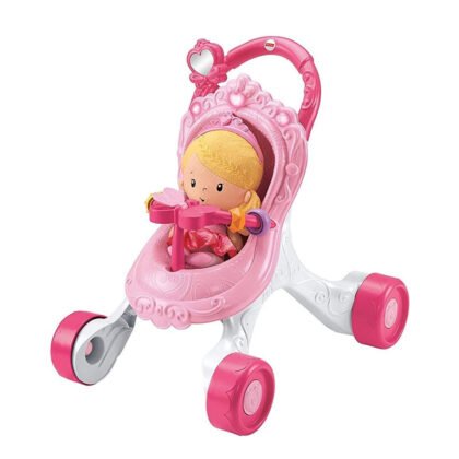 Fisher Price - Музикална проходилка-количка за кукли