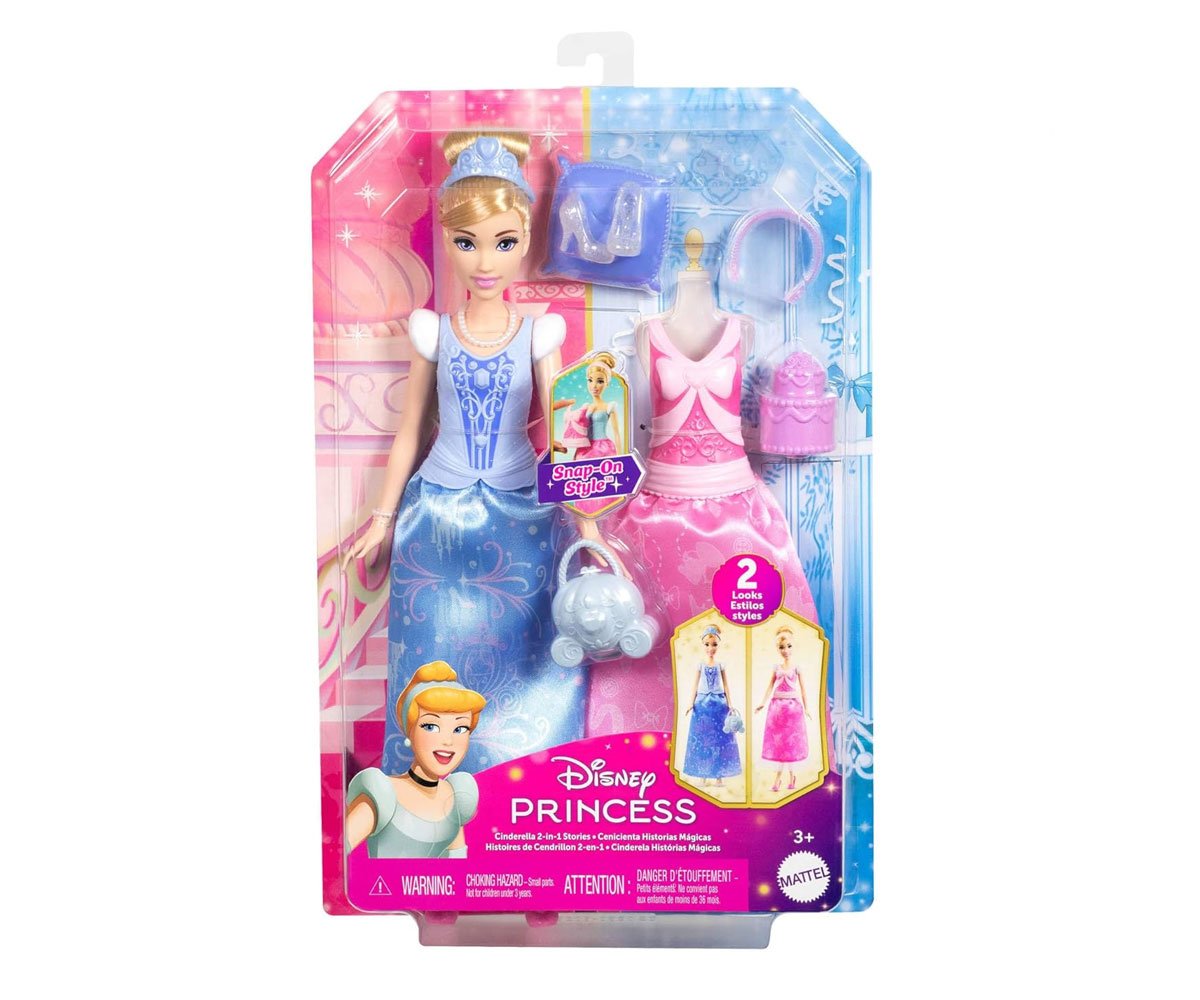 Disney Princess - Пепеляшка с 2 тоалета и 9 аксесоара