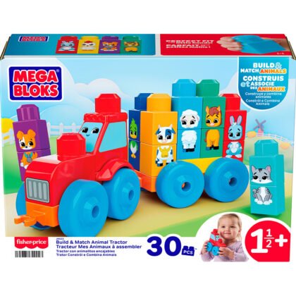 Mega Bloks - комплект трактор с образи на животни