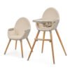 Kinderkraft FINI 2 столче за хранене BEIGE