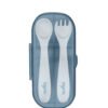 8477 Nuvita комплект вилица и лъжица в кутия POWDER BLUE