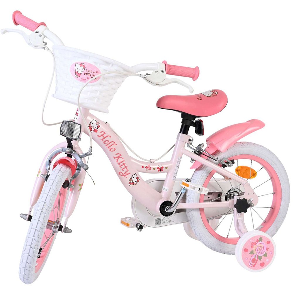 Детски велосипед с помощни колела, Hello Kitty, 14 инча - Image 4
