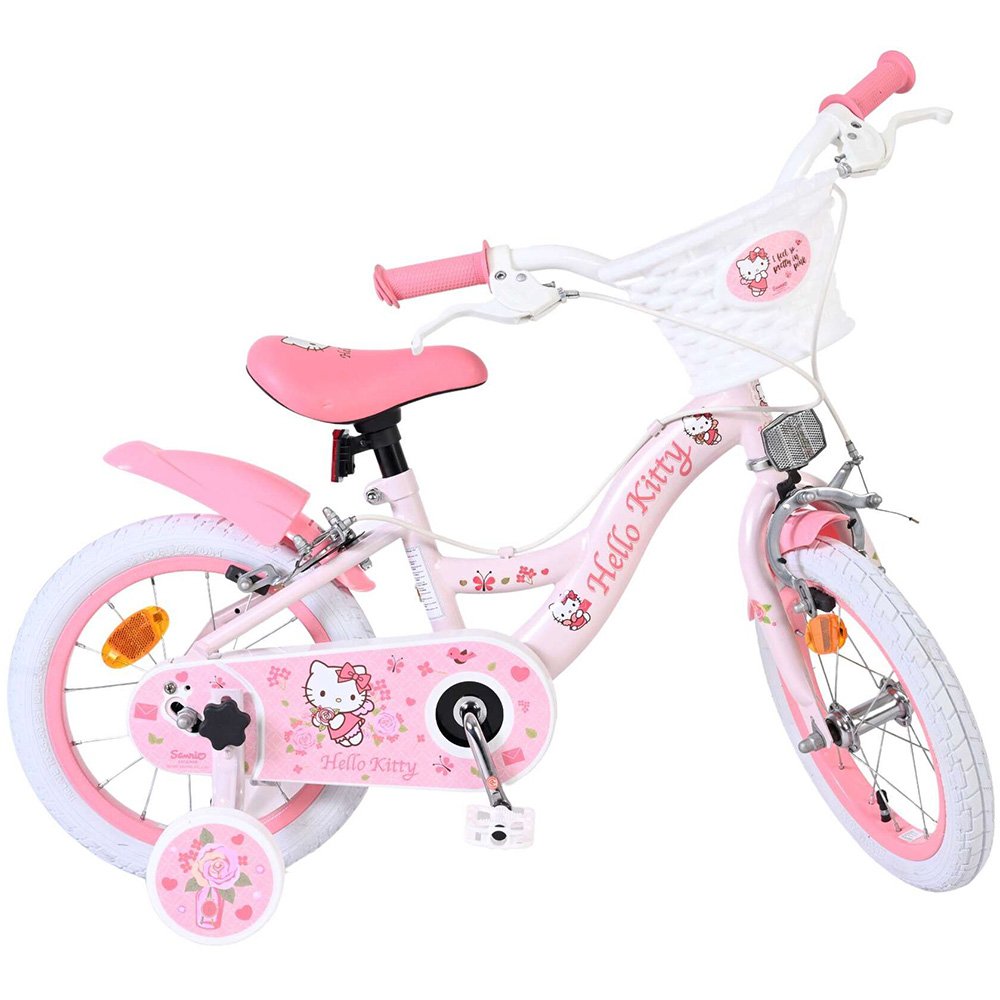 Детски велосипед с помощни колела, Hello Kitty, 14 инча - Image 2