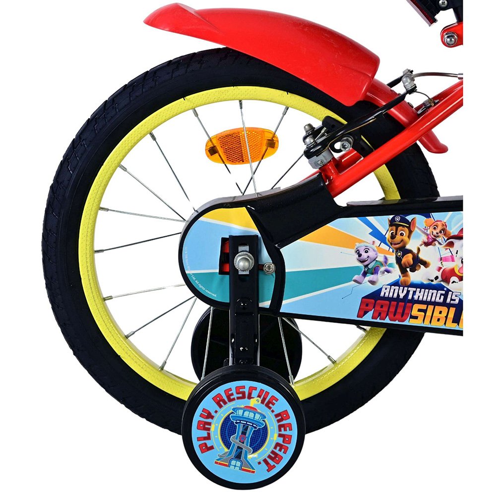Детски велосипед с помощни колела, Paw Patrol, 16 инча - Image 8