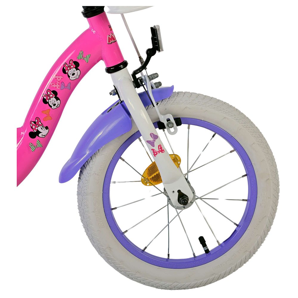 Детски велосипед с помощни колела, Disney Minnie, 14 инча - Image 7
