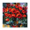 Ideyka к-кт с акрилни бои 40x40 см Макове