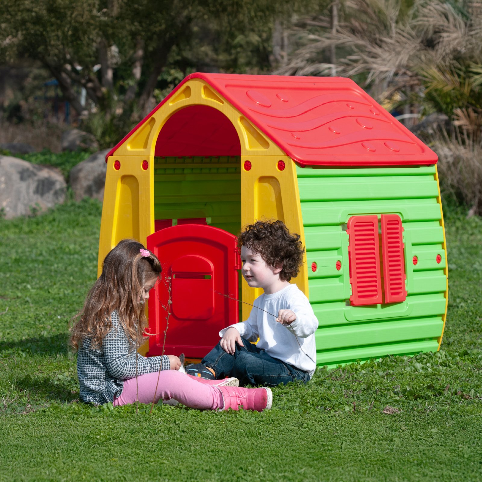 Детска къща за игра MAGICAL HOUSE жълта - Image 3