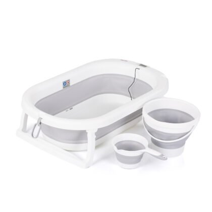 Сгъваема вана Bubble Spa 3в1/терм. -сива