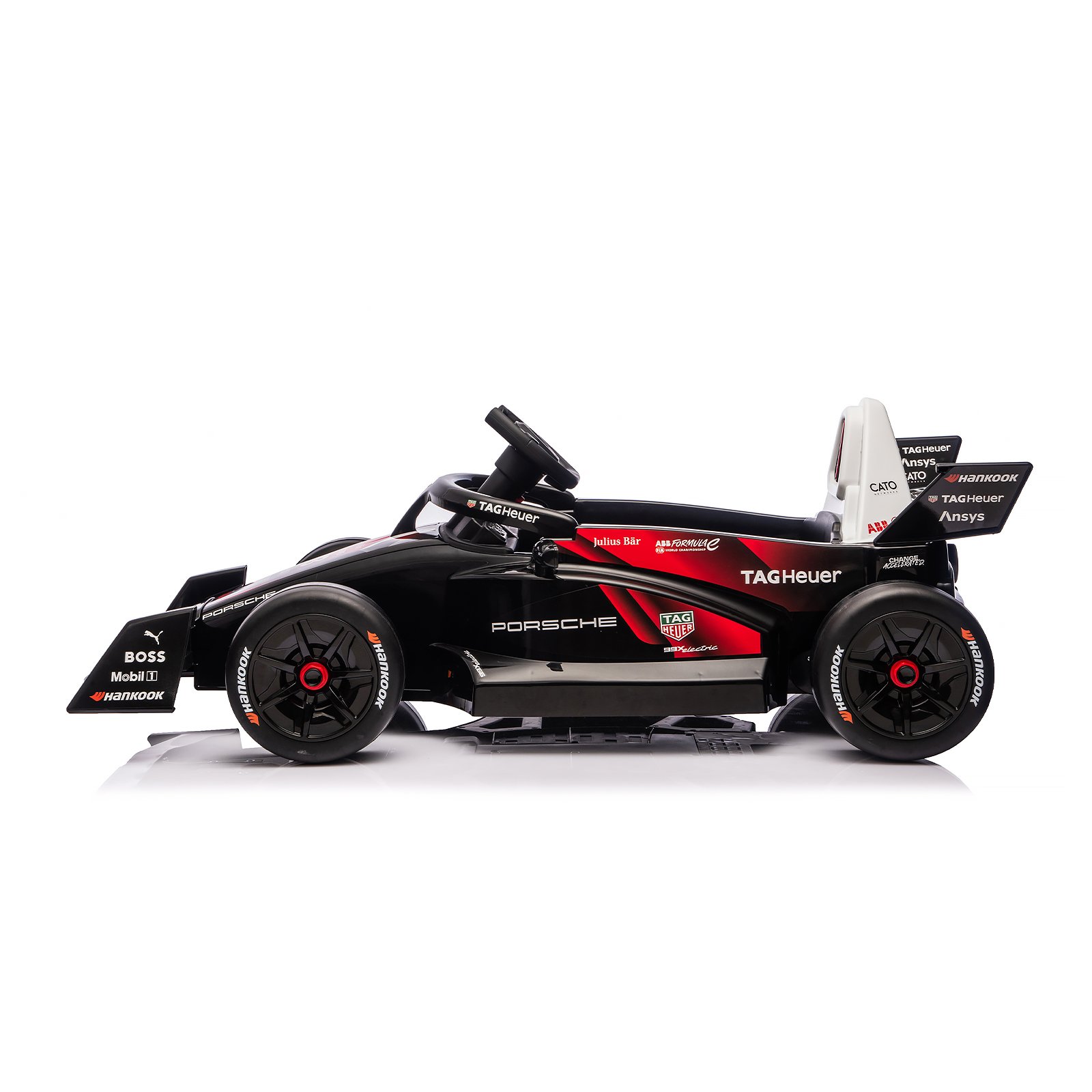 Ел. кола Formula E Porsche червена - Image 3