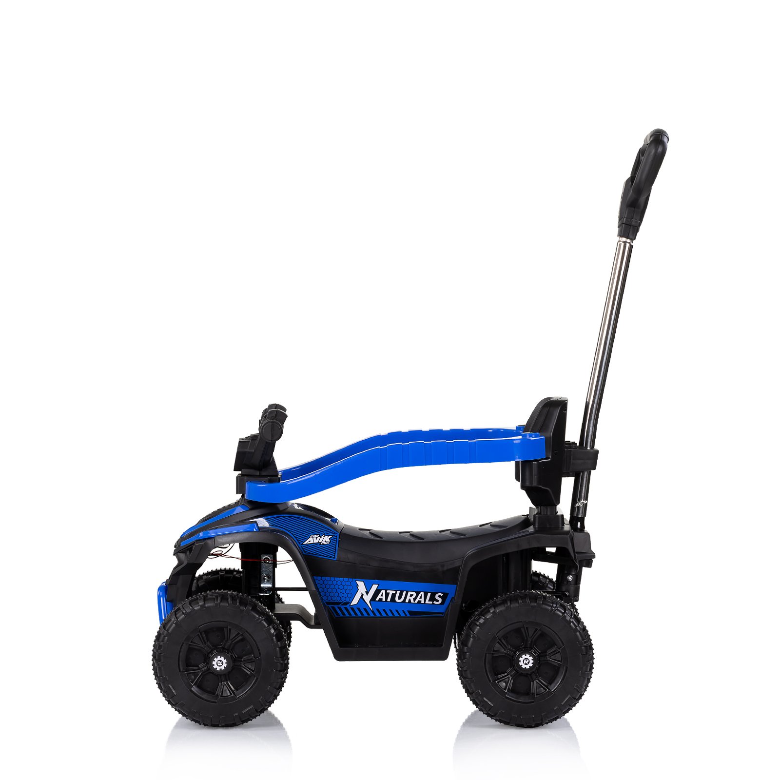 Количка за яздене с дръжка "ATV" синя - Image 4