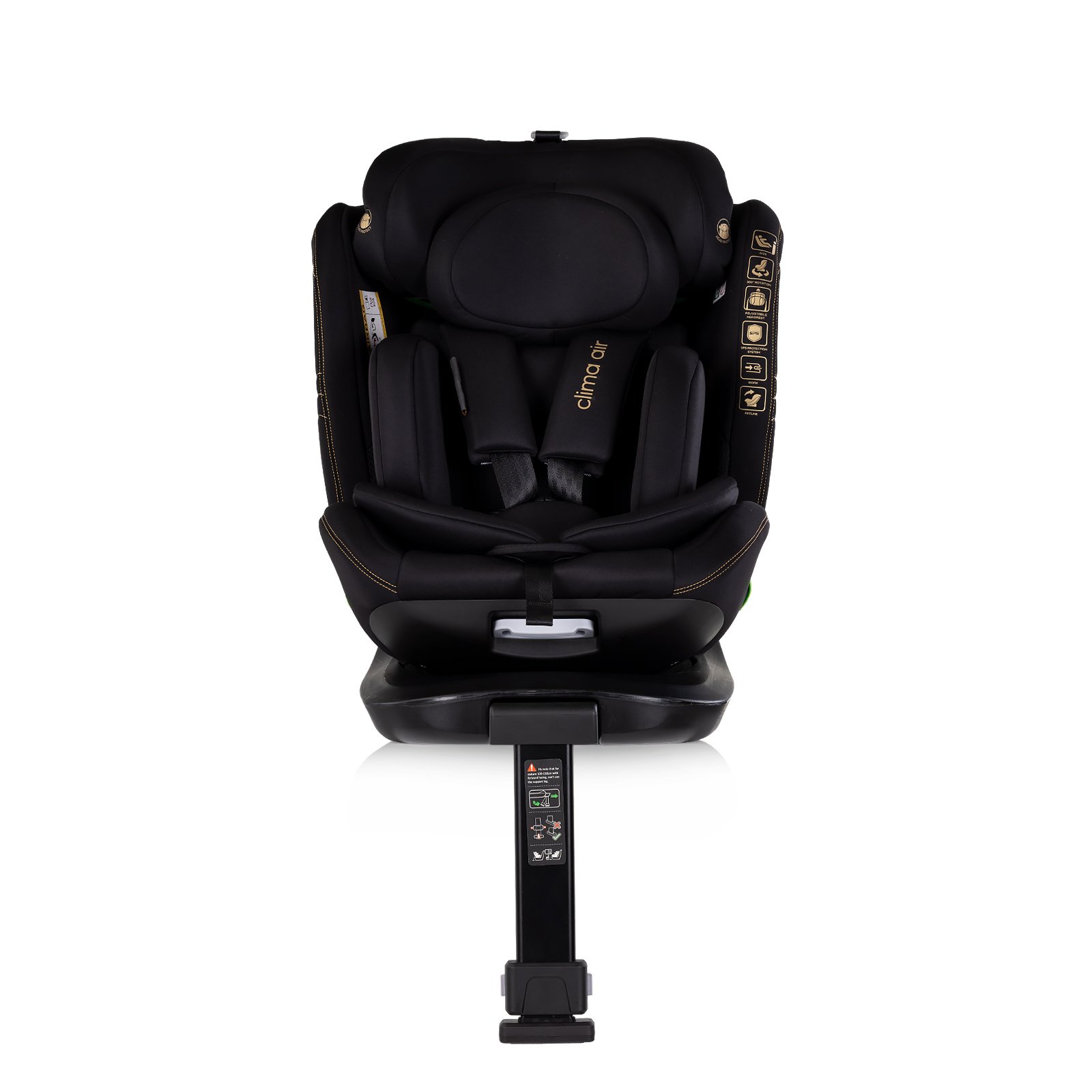 Ст.кола360 I-size 40-150 CLIMA AIR къпин - Image 3