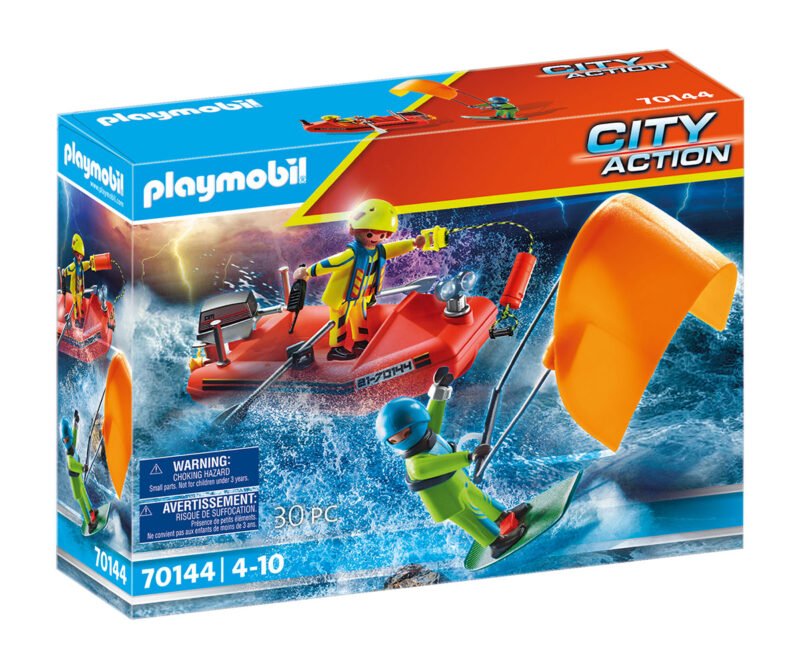 Playmobil – Спасяване на кайтсърфист с моторна лодка