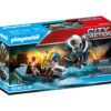 Playmobil - Полицейски джет с лодка
