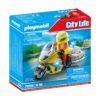 Playmobil - Спасителен мотоциклет с мигаща светлина