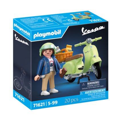 Playmobil - 1969 Vespa 150 Sprint Veloce, светло зелено