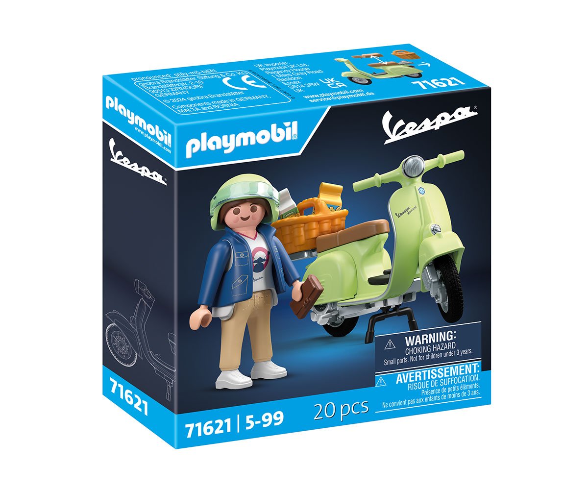 Playmobil - 1969 Vespa 150 Sprint Veloce, светло зелено