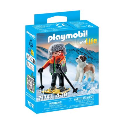 Playmobil - Мъж с куче Санбернар