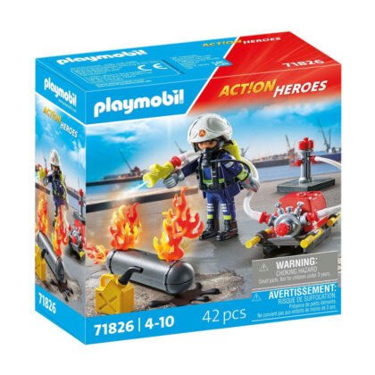 Playmobil - Пожарникар с водна помпа