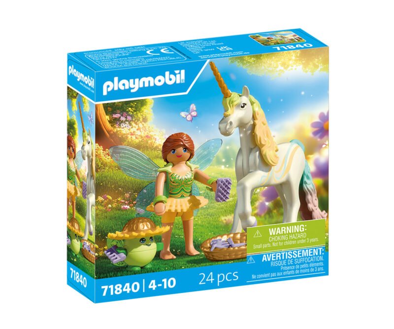 Playmobil – Еднорог Цвете на дъгата с фея