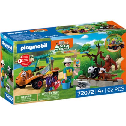 Playmobil - Гледач на животни с автомобил