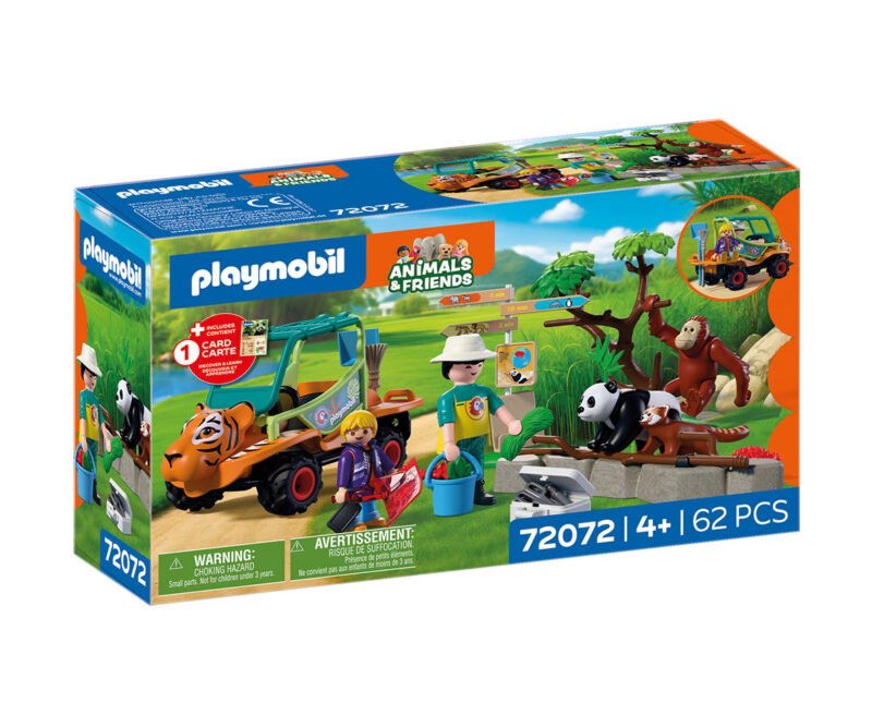 Playmobil – Гледач на животни с автомобил