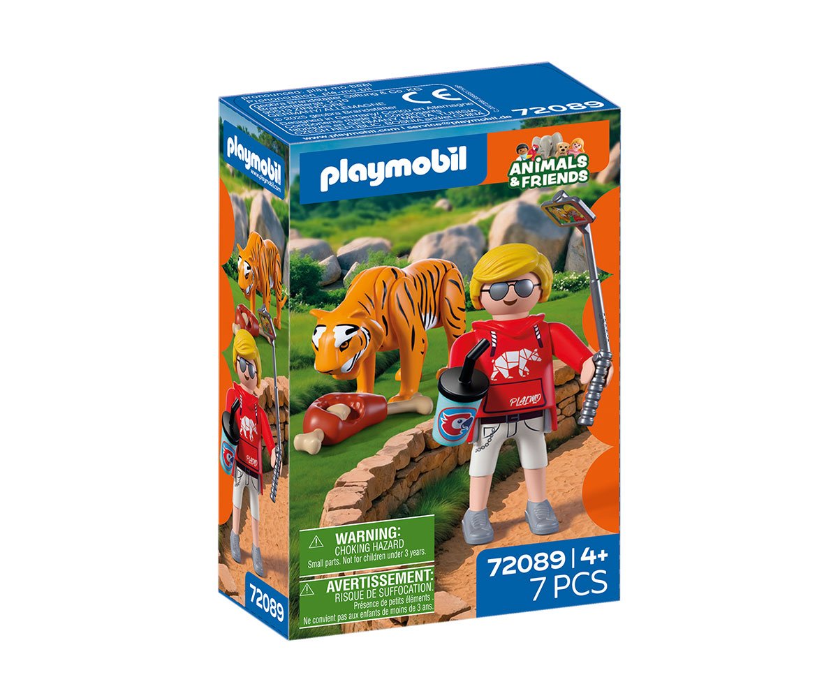 Playmobil - Тигър и посетител в зоопарка