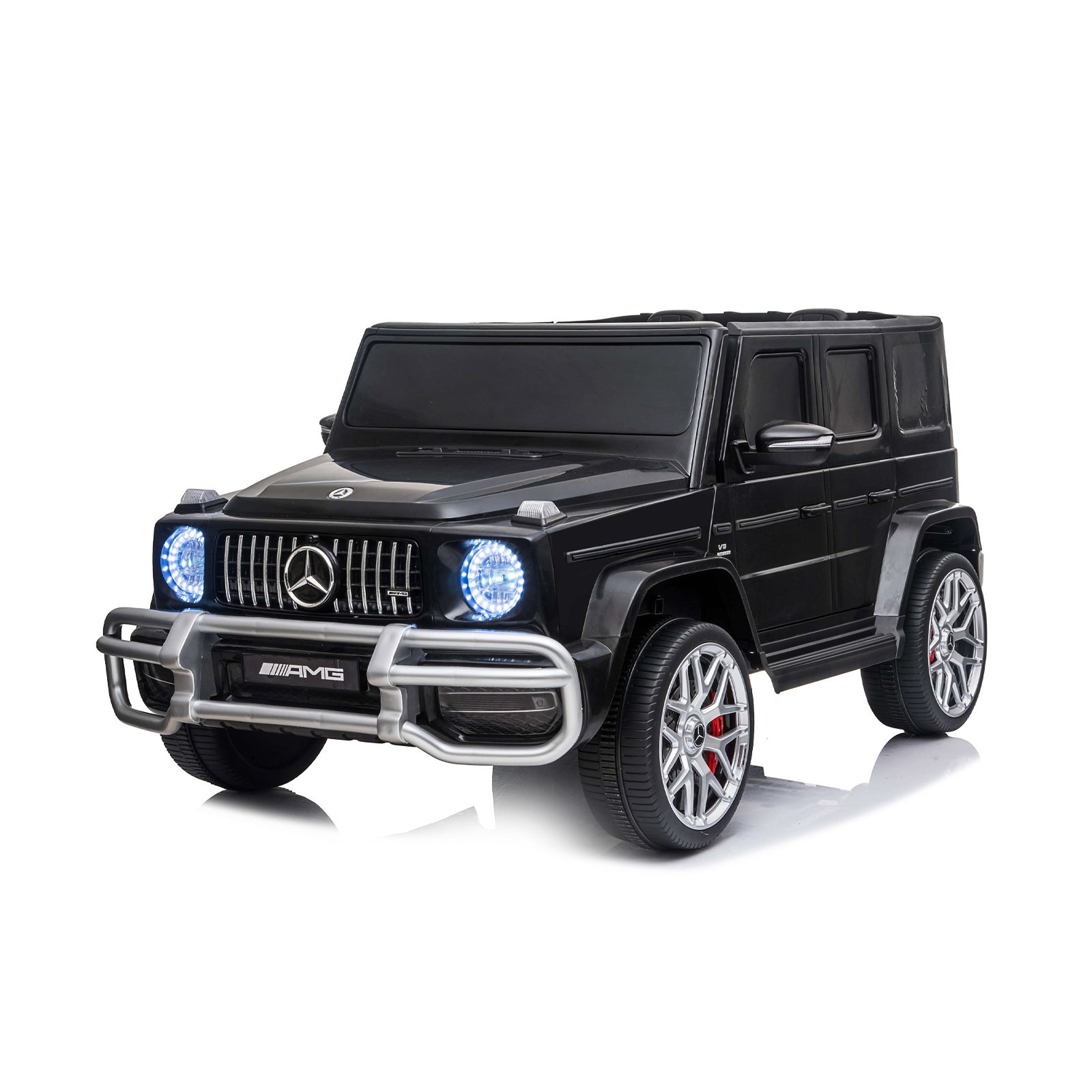 Eл.джипMERCEDES G63 за две деца черен EV