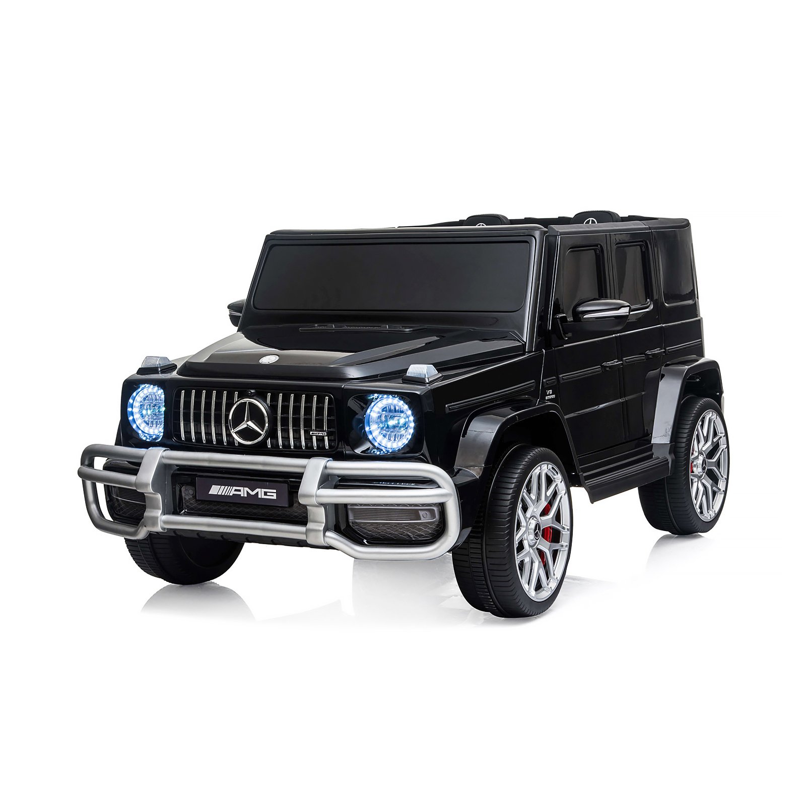 Eл.джипMERCEDES G63 за две деца черен EV - Image 2