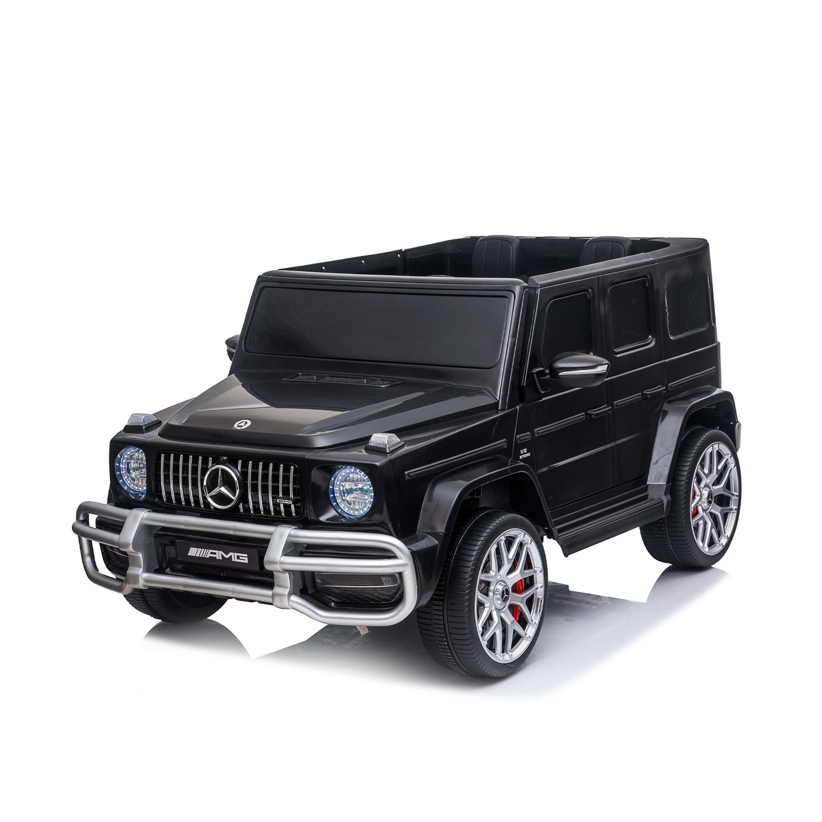 Eл.джипMERCEDES G63 за две деца черен EV - Image 4