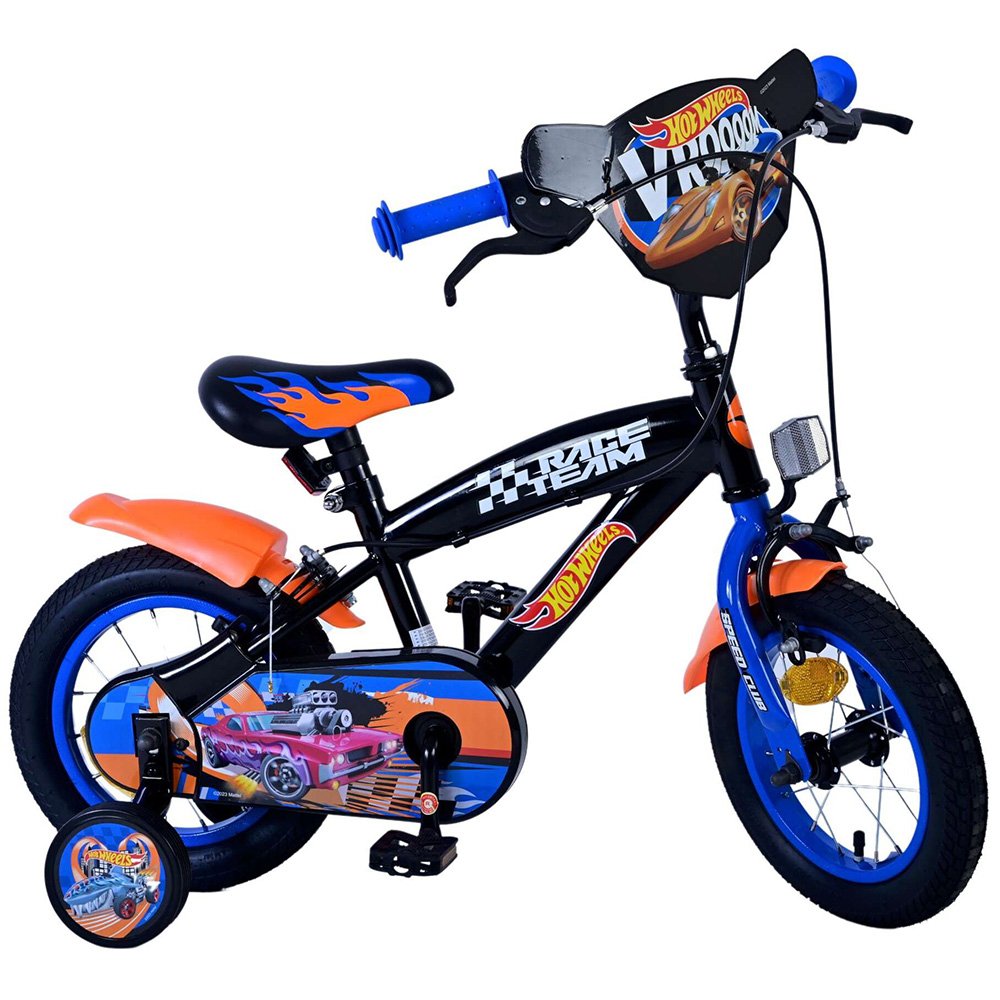 Детски велосипед с помощни колела, Hot Wheels,12 инча - Image 8