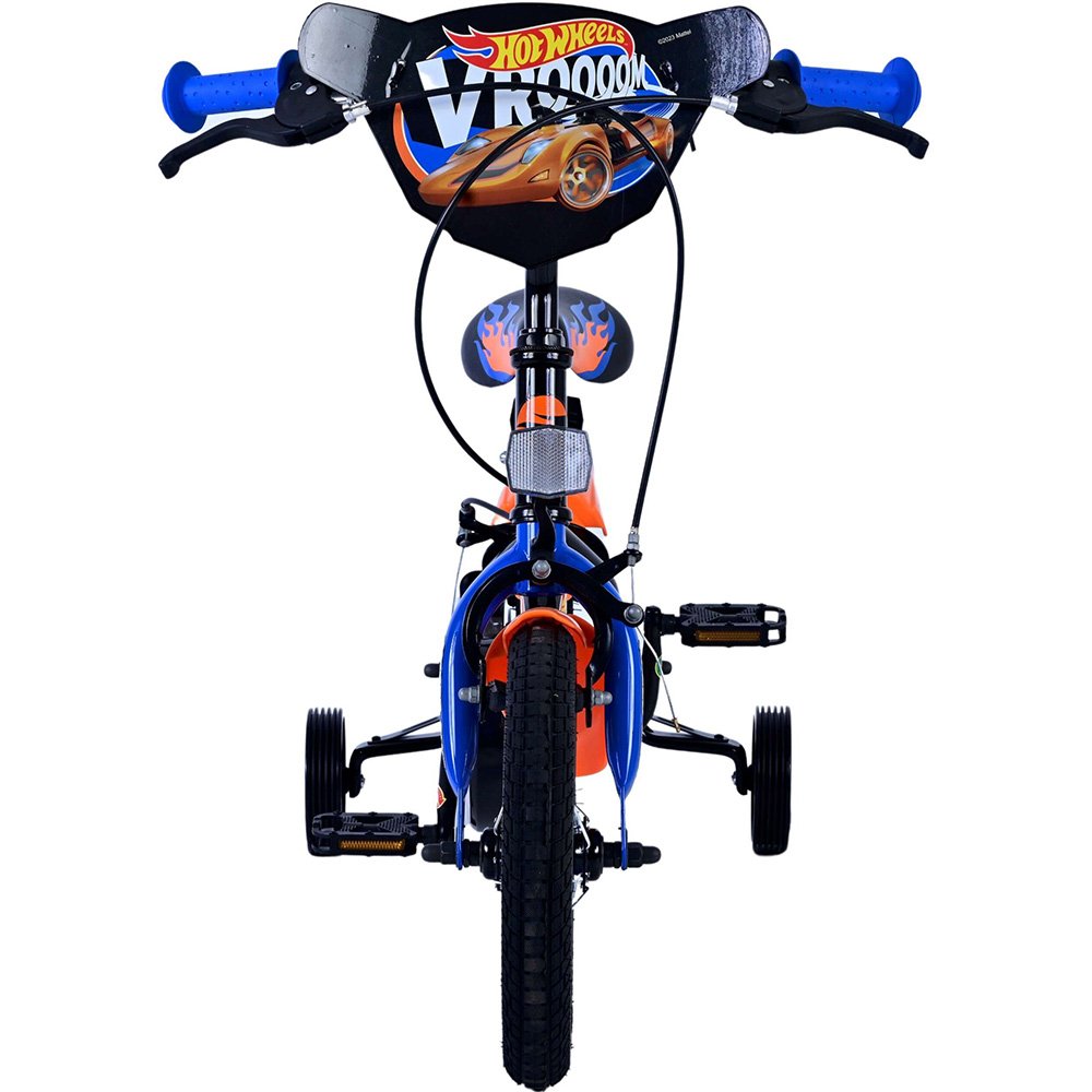 Детски велосипед с помощни колела, Hot Wheels,12 инча - Image 3