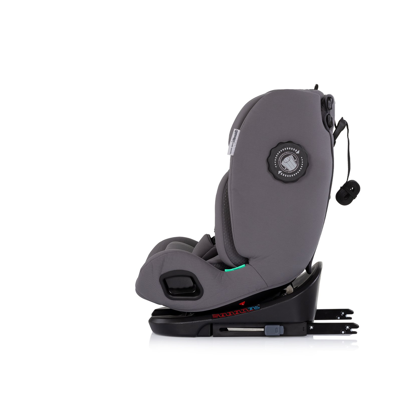 Ст.кола360 I-size40-150 Techno iGROW сив - Image 5