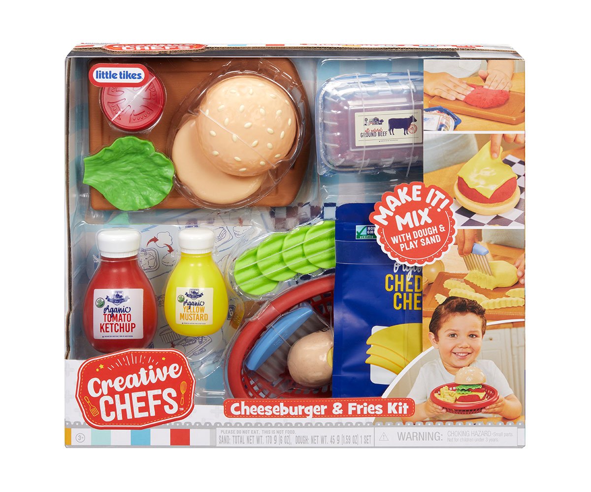 Little Tikes - Creative Chefs Комплект за чийзбургер и картофки